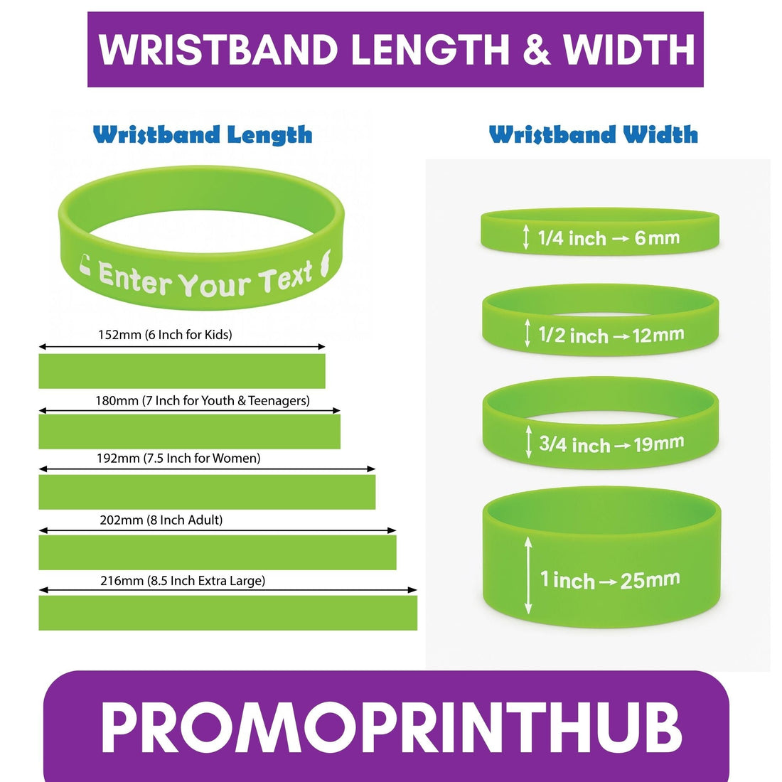 Debossed Colorfilled Personalized Wristband for Fundraisers & Events