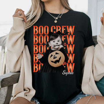 Boo Crew Halloween Graphic T-Shirt