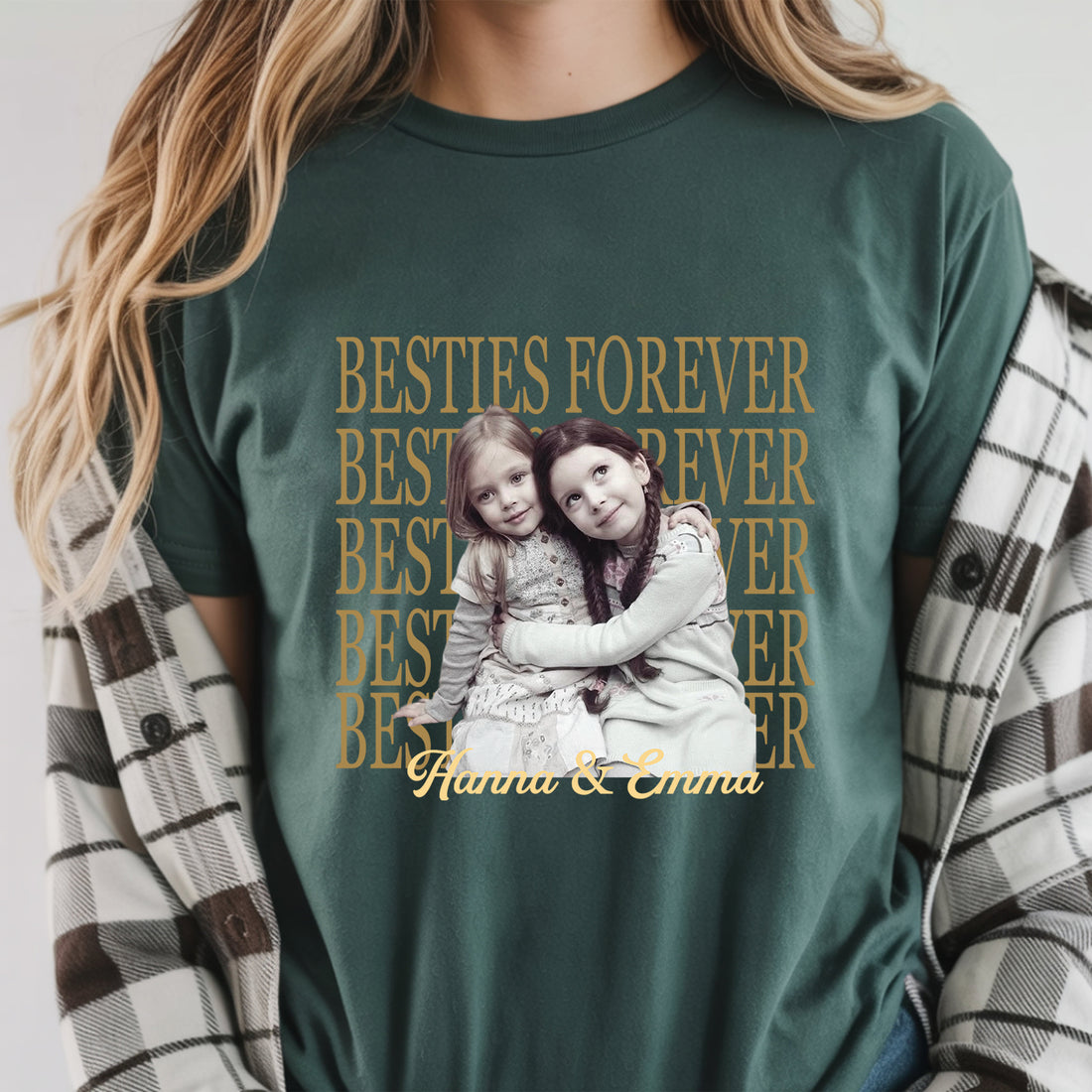 Personalized Best Friends Photo Shirt | Custom BFF Tee