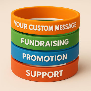 Custom Embossed Printed Silicone Wristbands
