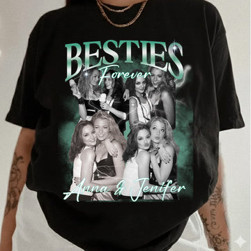 Personalized Best Friends Vintage Graphic Tee