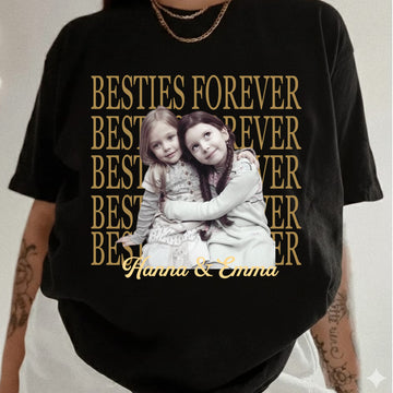 Personalized Best Friends Photo Shirt | Custom BFF Tee