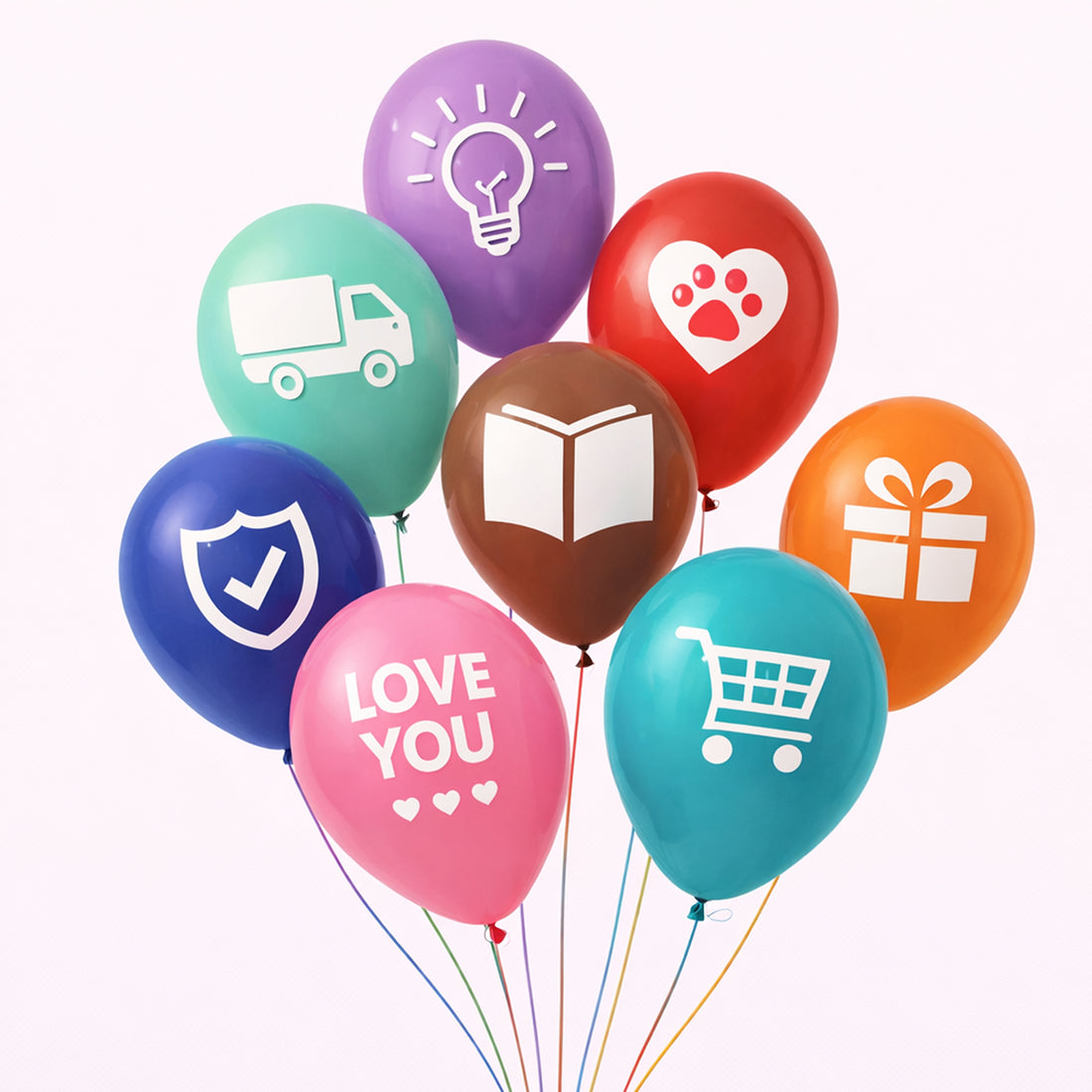 Custom Printed Balloons for Weddings, Birthdays, Events