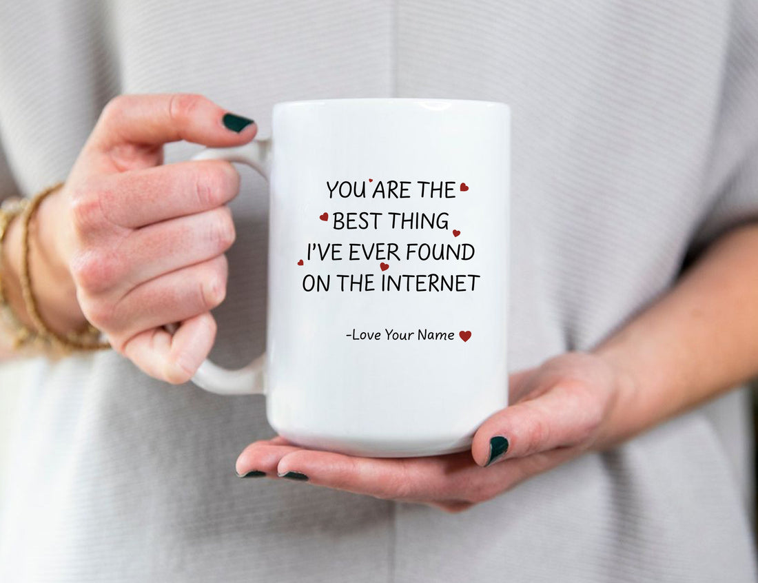 Personalised You are my best Thing Valentine Mug  Printed on Both Sides