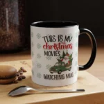 Christmas Movie Watching Coffee Mug - Image 2