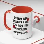 Personalised Funny Retirement Gift Mug "Not My Problem" Sarcastic Gift - Image 2