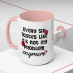 Personalised Funny Retirement Gift Mug "Not My Problem" Sarcastic Gift
