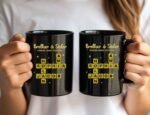 Personalized Brother and Sister Name Mug Scrabble Crossword Gift - Image 2