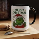 Colorful Grinch Coffee Mug - Fun Holiday Cup - Image 2