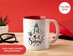 Let it Snow Christmas Ceramic Mug - Image 6