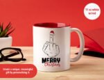 Merry Fucking Christmas Personalised Mug - Image 5