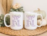 Inspirational “You Are” Scripture Mug – Lavender Christian Gift | Bible Verse Coffee Cup for Women - Image 3