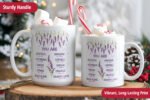 Inspirational “You Are” Scripture Mug – Lavender Christian Gift | Bible Verse Coffee Cup for Women - Image 7