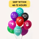 Personalized Latex Printed Balloons with Name for Birthday, Wedding & Event Decorations